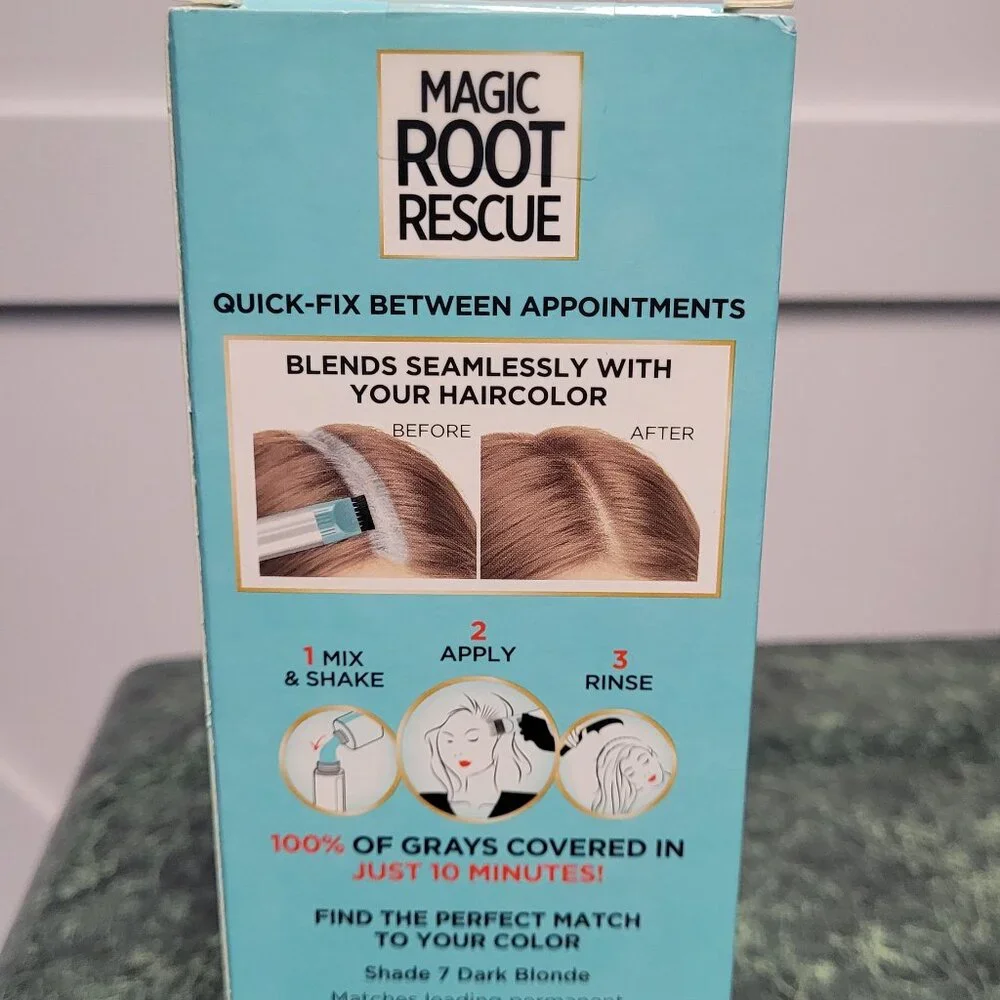 L'Oreal Magic Root Rescue Hair Color Dark Blonde 7 NWOT